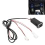 Car QC3.0 Fast Charge USB Interface Modification Charger for Toyota, Cigarette Lighter to Take Power (Blue Light)