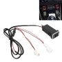 Car QC3.0 Fast Charge USB Interface Modification Charger for Toyota, Cigarette Lighter to Take Power (Red Light)