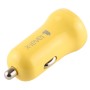 X-level CCMN-01 5V 2.4A Portable Dual USB Smart Car Charger (Yellow)