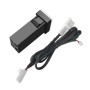 For Toyota 2009-2019 60W USB-A+Type-C Car Smart Phone PD Fast Charger