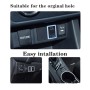 For Toyota 2009-2019 60W USB-A+Type-C Car Smart Phone PD Fast Charger