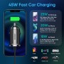 Joyroom C-A35 45W Mini Dual-Port PD + QC 3.0 Fast-Car Charger (Tarnish)