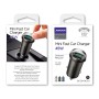 Joyroom C-A36 45W Mini Dual-Port Cring-Bull Fast Car Charger (Black)