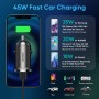 Joyroom C-A36 45W Mini Dual-Port Cring-Bull Fast Car Charger (Tarnish)