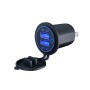 CS-1026A1 Car Touch Switch Single Aperture Fast Charge QC 3.0 Dual USB Charger