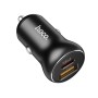 Hoco NZ5 PD 30W TYPE-C / USB-C + QC 3.0 USB CAR Зарядное устройство (черное)