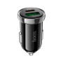 hoco Z44 Leading PD 20W USB-C / Type-C + QC 3.0 USB Car Charger(Black)