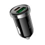 hoco Z44 Leading PD 20W USB-C / Type-C + QC 3.0 USB Car Charger(Black)