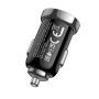 hoco Z44 Leading PD 20W USB-C / Type-C + QC 3.0 USB Car Charger(Black)