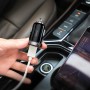 Hoco Z44 ведущий PD 20W USB-C / Type-C + QC 3.0 USB CAR Зарядное устройство (черное)