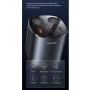 USAMS CC151 C28 245W Dual USB + Type-C / USB-C Dual Cigarette Lighter Digital Display Fast Charging Car Charger(Grey)