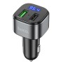 hoco E67 Fighter QC3.0 Car Bluetooth  FM Transmitter(Black)