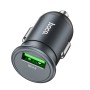 hoco Z43 Mighty Single Port USB QC3.0 18W Car Charger(Tarnish)