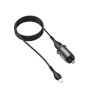 hoco Z43 Mighty Single Port QC3.0 18W Car Charger with USB to Micro USB Data Cable(Black)