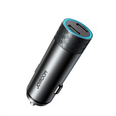 JOYROOM JR-CL13 Aurora Series 50W Dual PD USB-C / Type-C Port Car Charger(Gray)