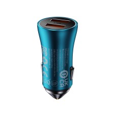 Baseus CCJDZ-MU 60W Dual USB Fast Charging Car Charger(Navy Blue)