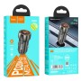 hoco Z46A Blue Whale PD20W + QC3.0 Car Charger(Metal Grey)