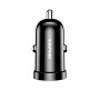 awei C-826 Mini Dual USB 2.4A Car Charger(Black)