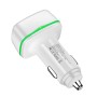 ACC-178 30W Dual USB+USB-C/Type-C Fast Charge Car Charger(White)