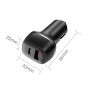 ACC-578 33W USB-C/Type-C+USB-зарядное зарядное устройство (черное)