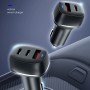 ACC-578 33W USB-C/Type-C+USB Fast Charge Car Charger(Black)