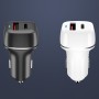 ACC-578 33W USB-C/Type-C+USB Fast Charge Car Charger(White)
