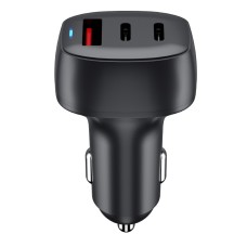 ACC-579 53W USB+ Dual USB-C/TYPE-C Fast Charge Car Charger (Black)