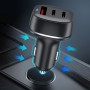 ACC-579 53W USB+ Dual USB-C/TYPE-C Fast Charge Car Charger (Black)