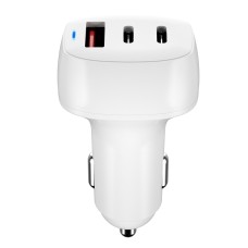 ACC-579 53W USB+ Dual USB-C/TYPE-C Fast Charge Car Charger (белый)