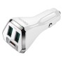 ACC-320PD 35W Dual USB+USB-C/Type-C Fast Charge Car Charger(White)