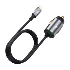 TOTUDESIGN 20W USB Car Fast Charging, Cable Length: 1.2m, Interface:8 Pin(Black)