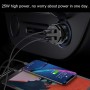 ipipoo XP-1 Dual USB Car Fast Charging Charger with Android Line (Black)