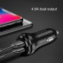 ipipoo XP-1 Dual USB Car Fast Charging Charger with Android Line (Black)