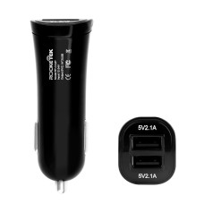 ROCKETEK CC2P DC 5V 4.2A Dual USB Smart Car Charger