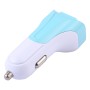 2.1A Max Output Dual USB Smart Car Charger(Baby Blue)