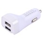 2.1A Max Output Dual USB Smart Car Charger(White)