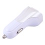 2.1A Max Output Dual USB Smart Car Charger(White)