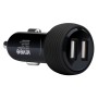 KIVEE KV-UT201 2.1A Dual USB Car Charger (Black)