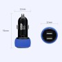 KIVEE KV-UT201 2.1A Dual USB Car Charger (Black)