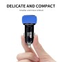 KIVEE KV-UT201 2.1A Dual USB Car Charger (Blue)