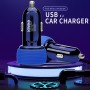 KIVEE KV-UT201 2.1A Dual USB Car Charger (Blue)