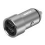 KIVEE KV-UT202 2.4A Dual USB Car Charger (Silver)