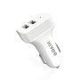 KIVEE KV-UT501 2.1A Dual USB Car Charger (White)