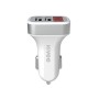 KIVEE KV-UT501P 2.1A Dual USB Car Charger (Silver)