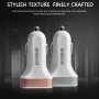 KIVEE KV-UT501P 2.1A Dual USB Car Charger (Silver)