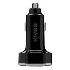 KIVEE KV-UT803 3.4A 4 USB Ports Car Charger (Black)