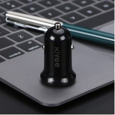 KIVEE KV-UT805Q 3A Hidden USB Intelligent Car Charger (Black)