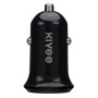 KIVEE KV-UT805Q 3A Hidden USB Intelligent Car Charger (Black)