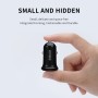 KIVEE KV-UT805Q 3A Hidden USB Intelligent Car Charger (Black)