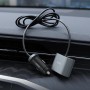 Hoco Z35 Передние и задние сиденья 18W PD3.0 3USB+ CAR Зарядное устройство Type-C (черное)